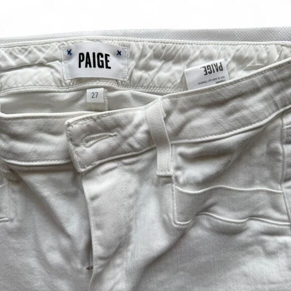 PAIGE Women's White Jeans | Bright White | Size 27 | Excellent Condition - Picture 2 of 8